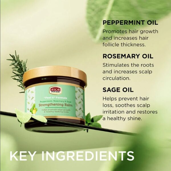 Peppermint Rosemary And Sage Strengthening Balm - Image 2