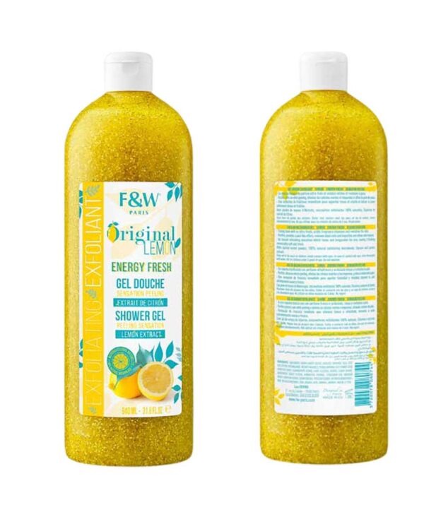 Original Lemon Energy Fresh Exfoliating Shower Gel - Image 2