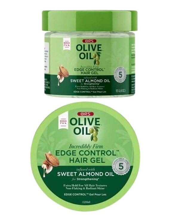 Olive Oil Formula Edge Control Hair Gel With Sweet Almond Oil - Image 3