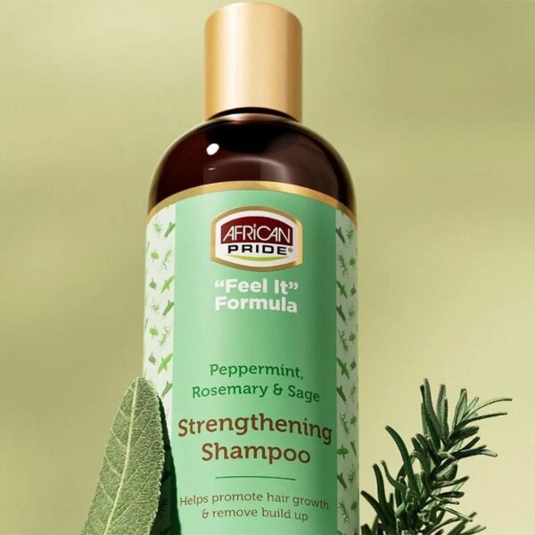 Peppermint Rosemary And Sage Strengthening Shampoo - Image 3