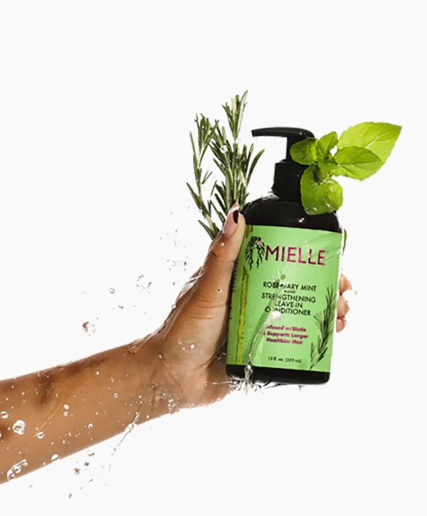 Mielle's Rosemary Mint Strengthening Leave-In Conditioner - Image 2