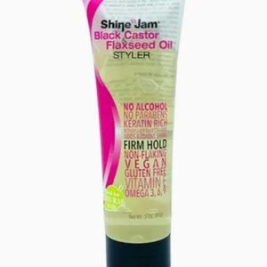 Shine N Jam Black Castor And Flaxseed Oil Styler