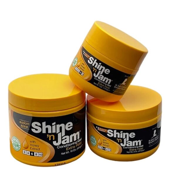 Shine N Jam Conditioning Gel Extra Hold With Honey Extract - Image 4