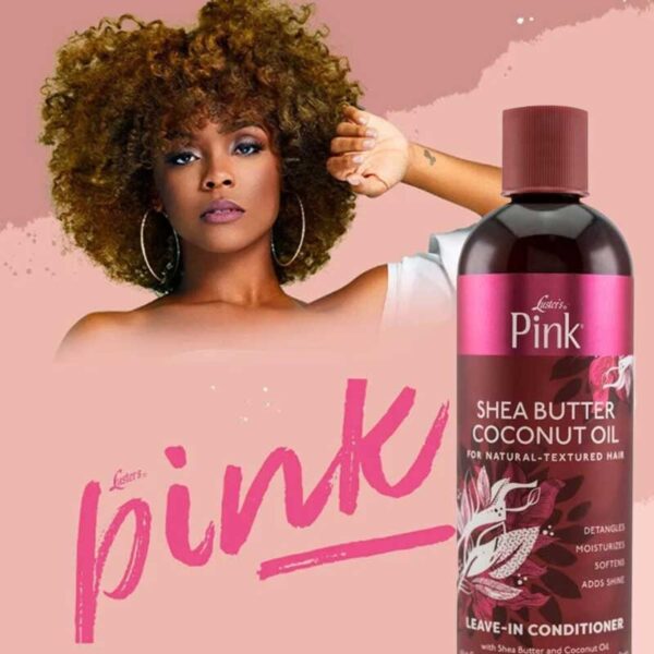 Pink Shea Butter Coconut Oil Leave In Conditioner - Image 2