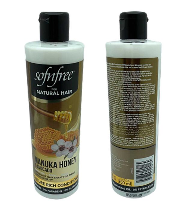 Sof N Free Manuka Honey And Avocado Moisture Rich Conditioner - Image 2