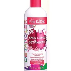 Pink Kids Easy Comb Detangler